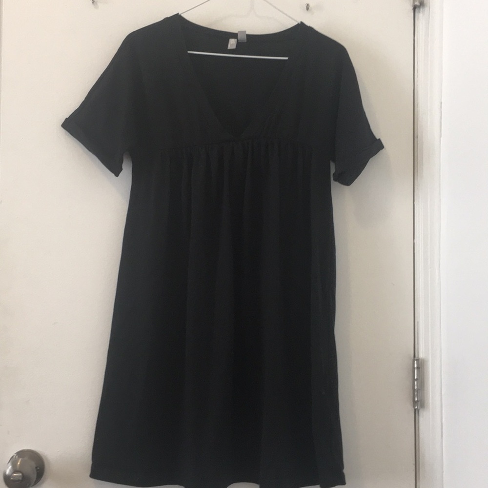 Asos Black Smock Dress